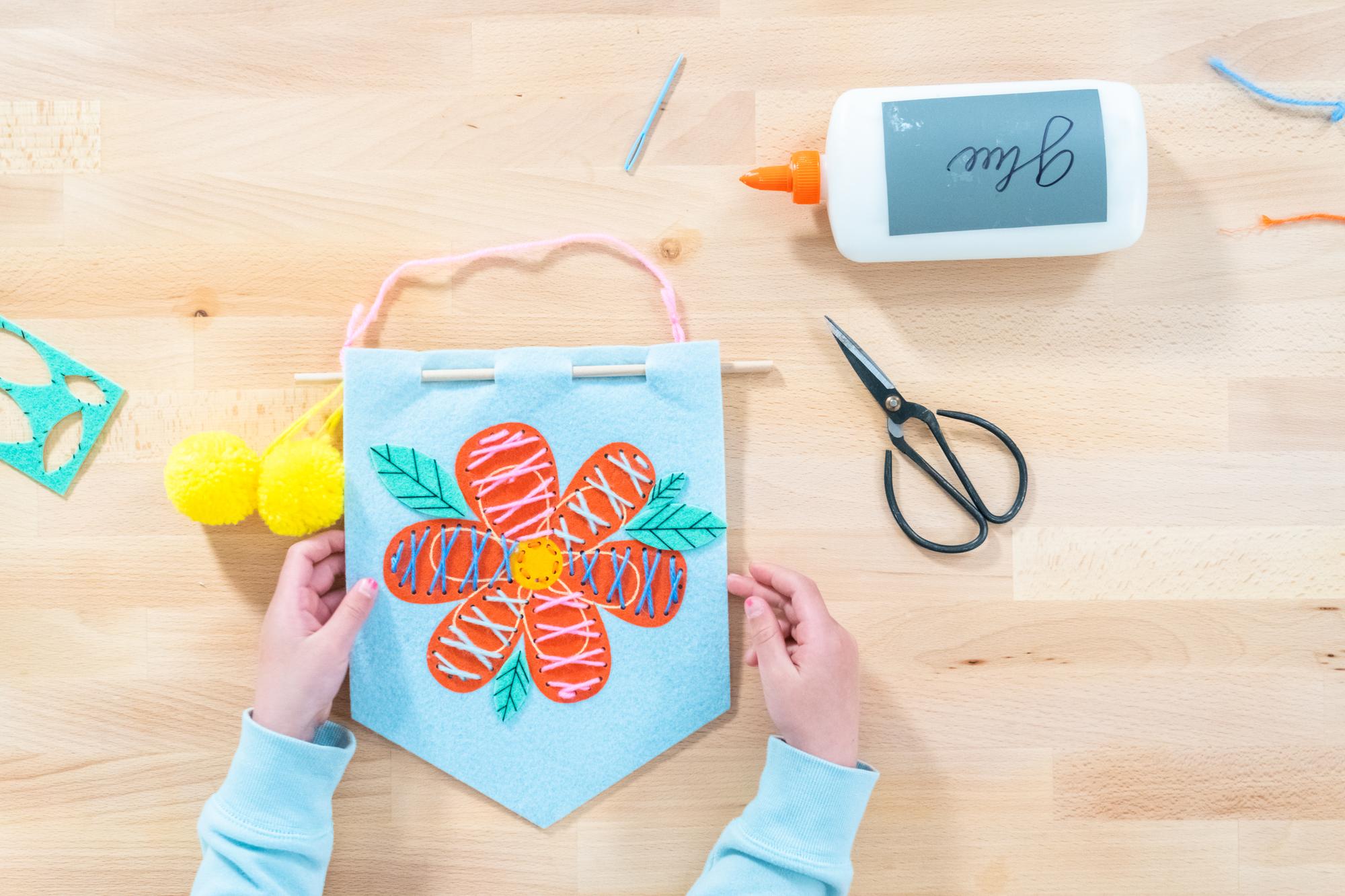 Progetto finito: pochette ricamata